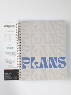 Happy Planner 'Plans' Undated Planner Spiral Vertical Layout NEW